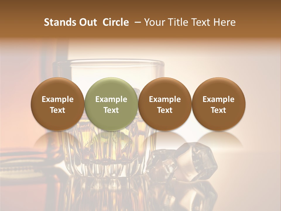 Liquid Whisky Scotch PowerPoint Template