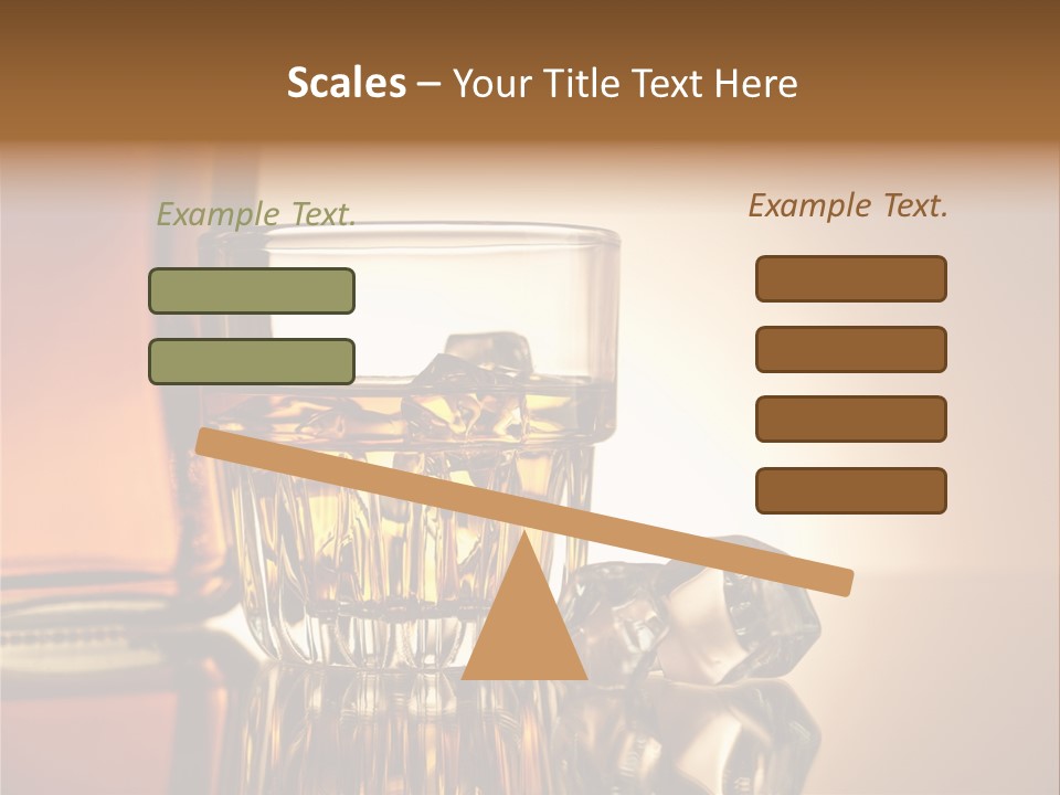 Liquid Whisky Scotch PowerPoint Template