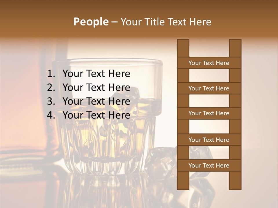 Liquid Whisky Scotch PowerPoint Template