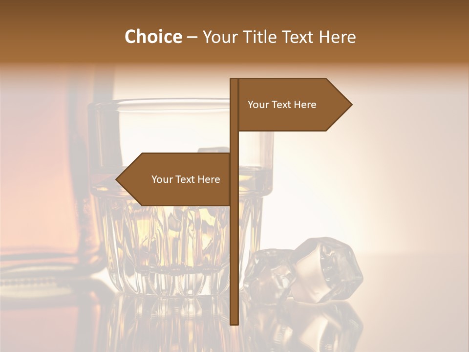 Liquid Whisky Scotch PowerPoint Template