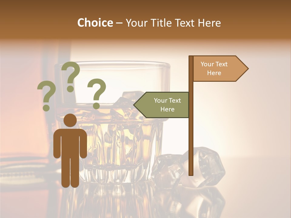 Liquid Whisky Scotch PowerPoint Template