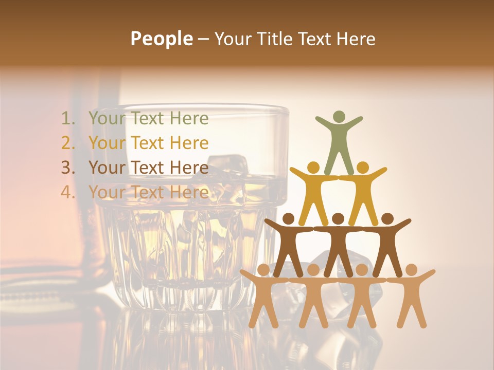 Liquid Whisky Scotch PowerPoint Template