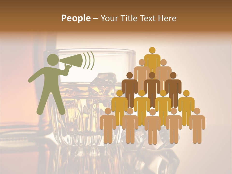 Liquid Whisky Scotch PowerPoint Template