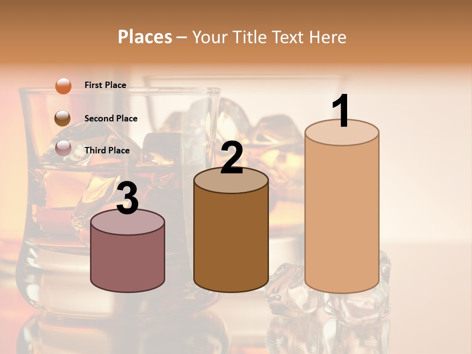 Background Tumbler Cube PowerPoint Template