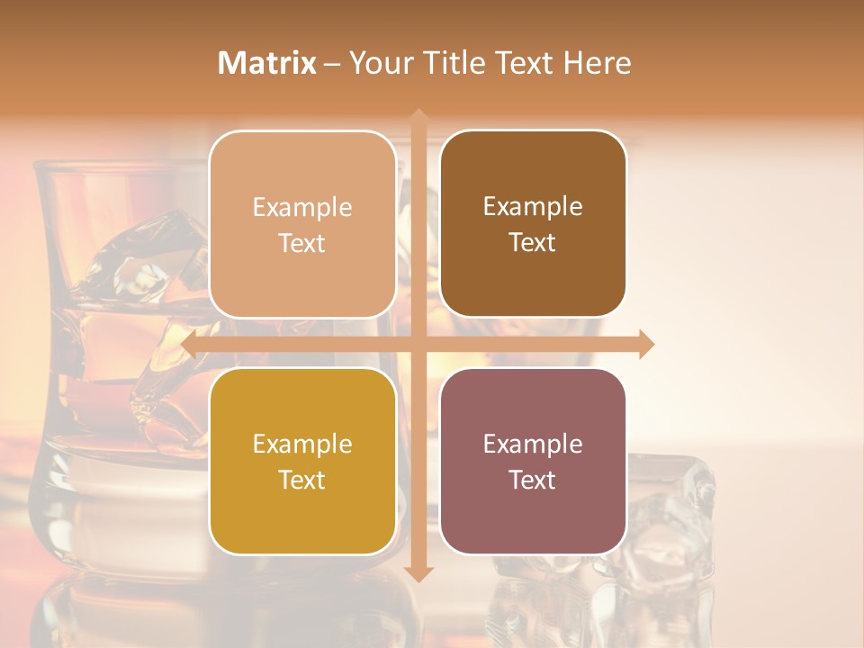 Background Tumbler Cube PowerPoint Template