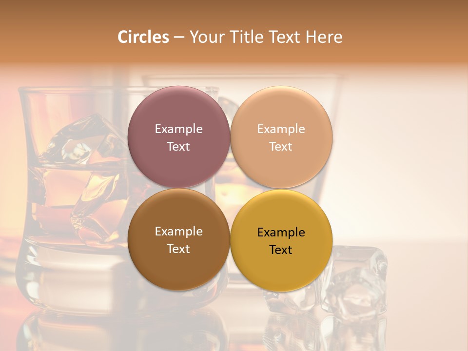 Background Tumbler Cube PowerPoint Template