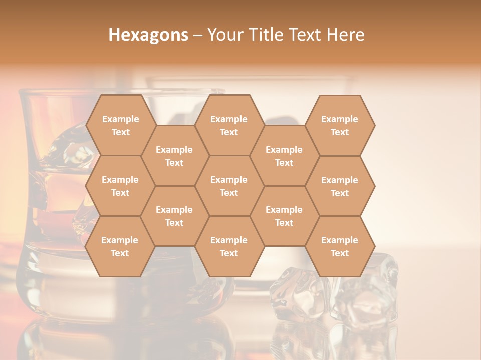 Background Tumbler Cube PowerPoint Template