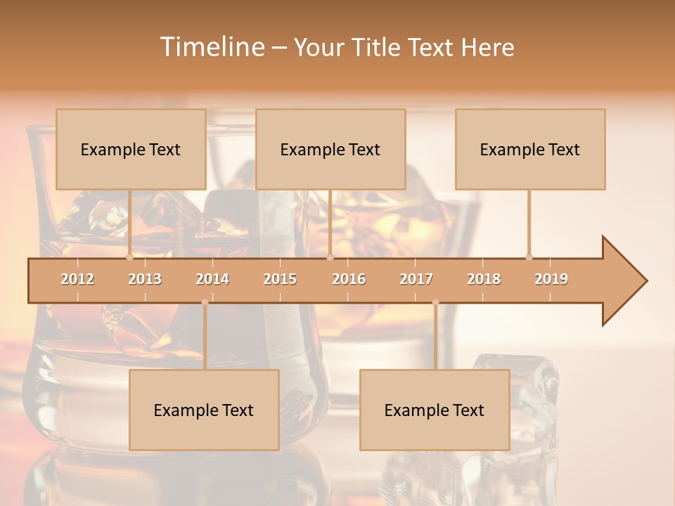 Background Tumbler Cube PowerPoint Template
