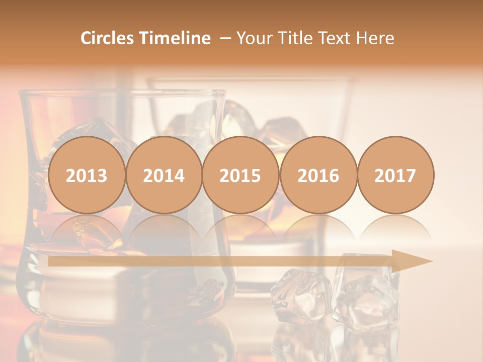 Background Tumbler Cube PowerPoint Template