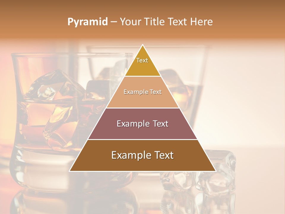 Background Tumbler Cube PowerPoint Template