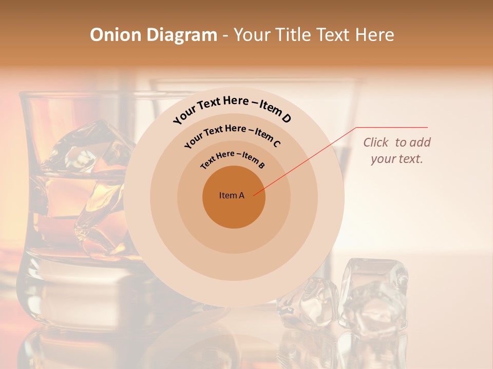 Background Tumbler Cube PowerPoint Template