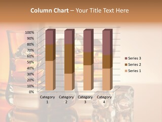 Background Tumbler Cube PowerPoint Template