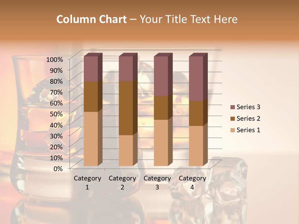 Background Tumbler Cube PowerPoint Template
