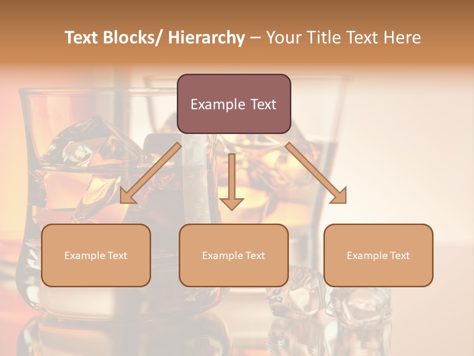 Background Tumbler Cube PowerPoint Template