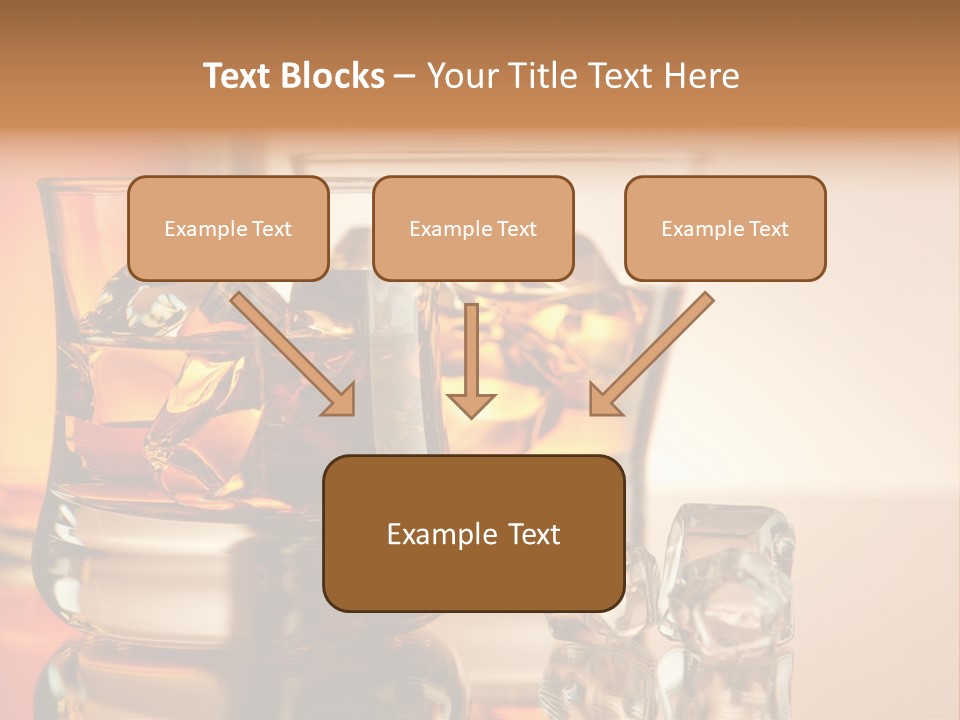 Background Tumbler Cube PowerPoint Template