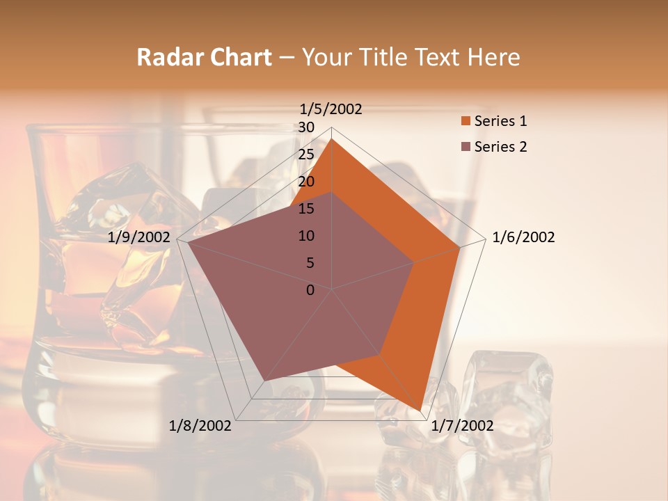 Background Tumbler Cube PowerPoint Template