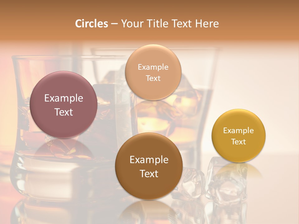 Background Tumbler Cube PowerPoint Template