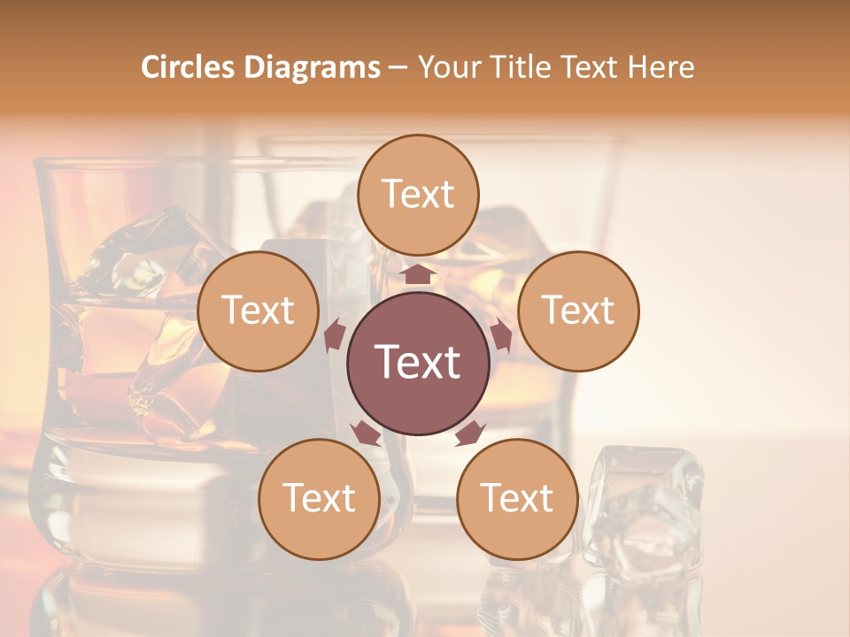Background Tumbler Cube PowerPoint Template