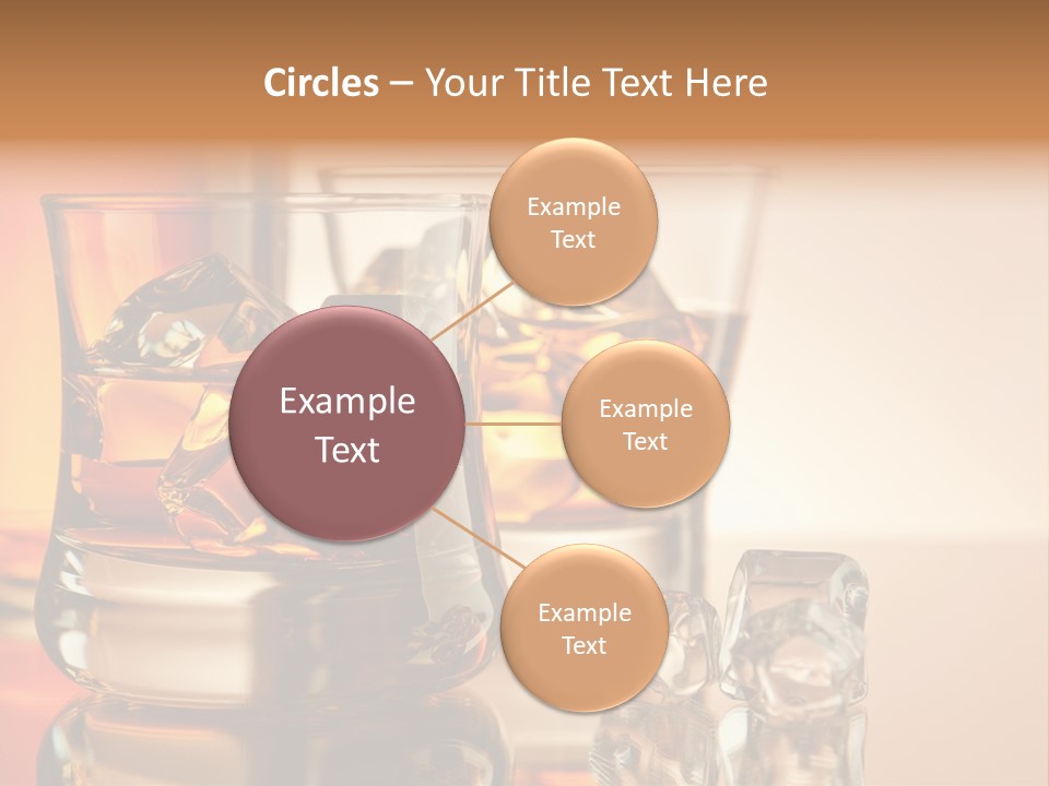 Background Tumbler Cube PowerPoint Template