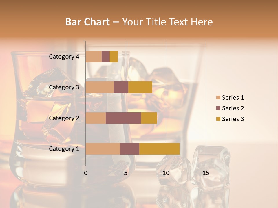 Background Tumbler Cube PowerPoint Template
