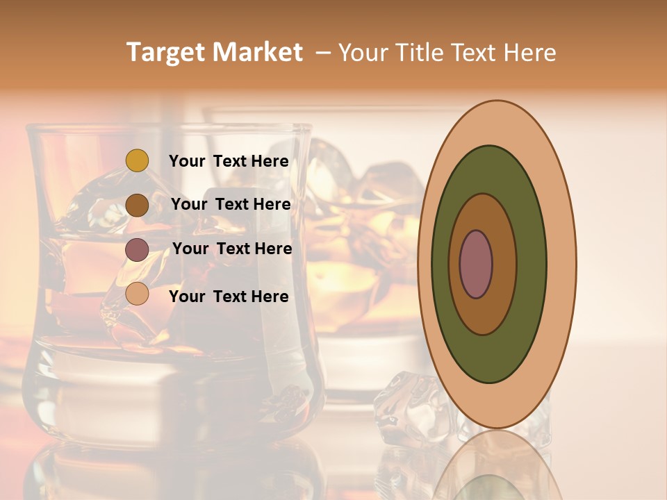 Background Tumbler Cube PowerPoint Template