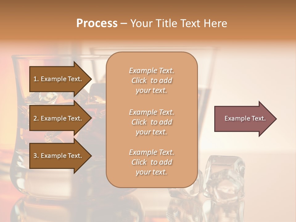 Background Tumbler Cube PowerPoint Template