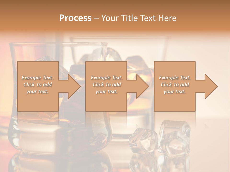 Background Tumbler Cube PowerPoint Template