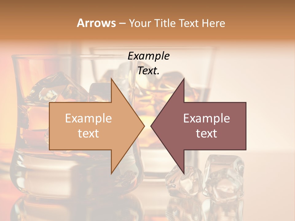 Background Tumbler Cube PowerPoint Template