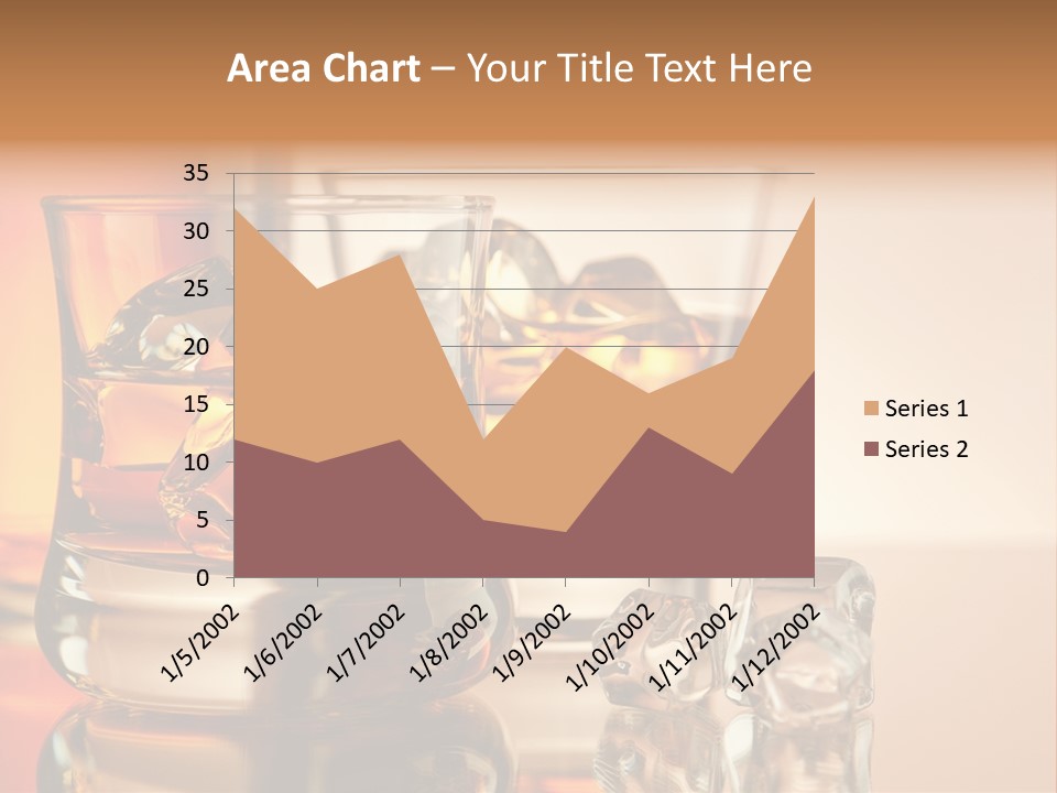 Background Tumbler Cube PowerPoint Template