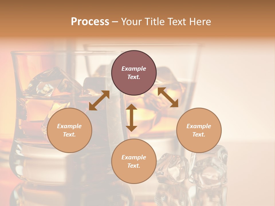 Background Tumbler Cube PowerPoint Template