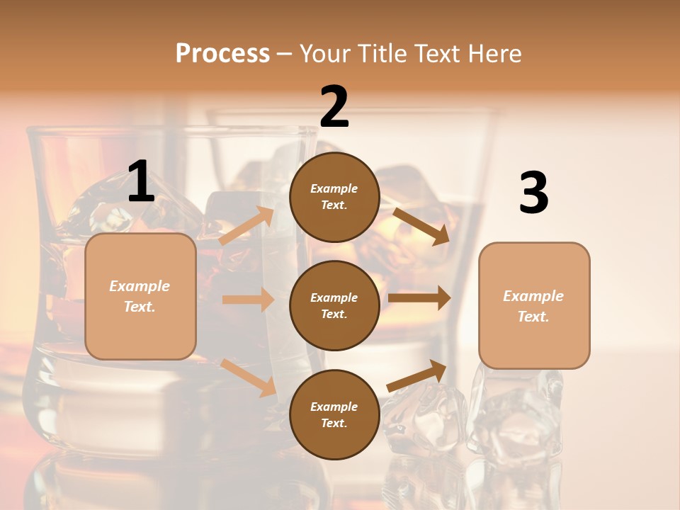 Background Tumbler Cube PowerPoint Template