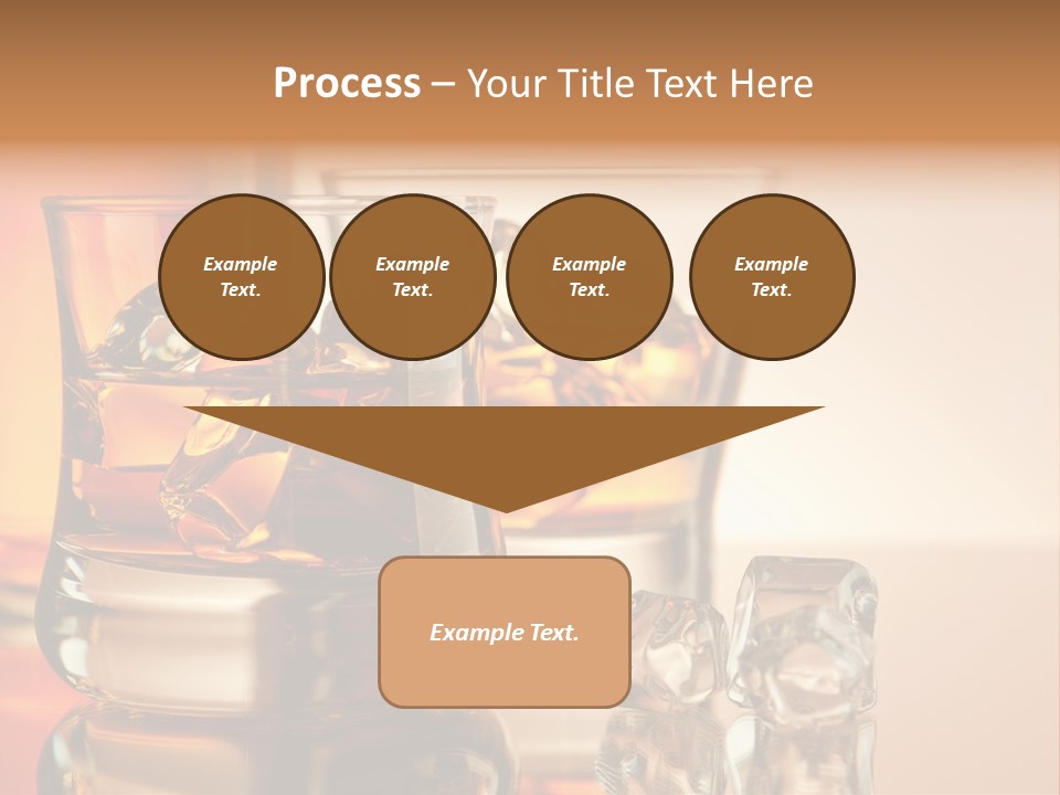 Background Tumbler Cube PowerPoint Template