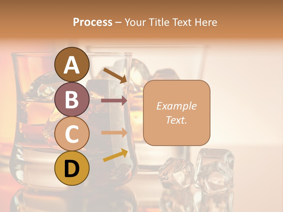 Background Tumbler Cube PowerPoint Template