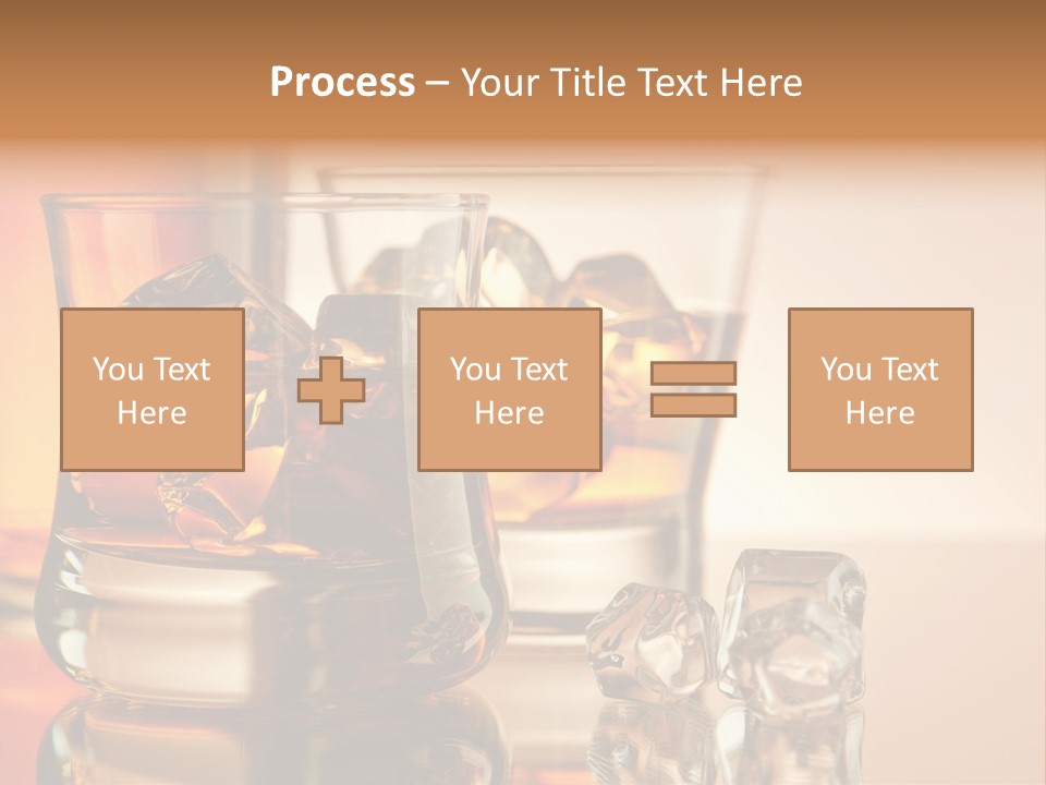 Background Tumbler Cube PowerPoint Template