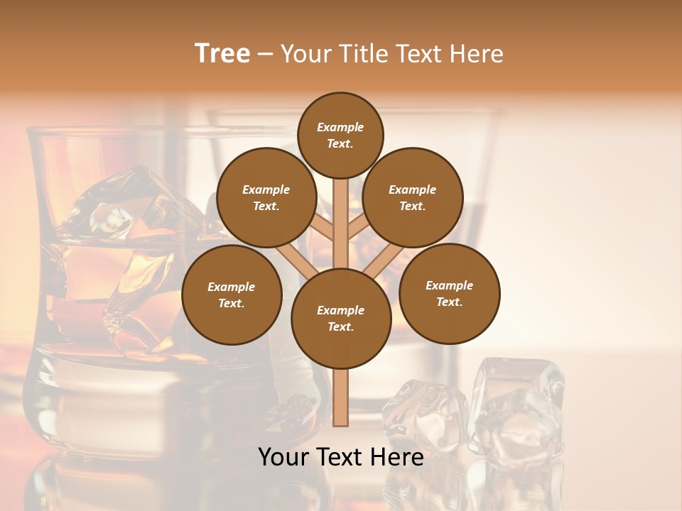 Background Tumbler Cube PowerPoint Template