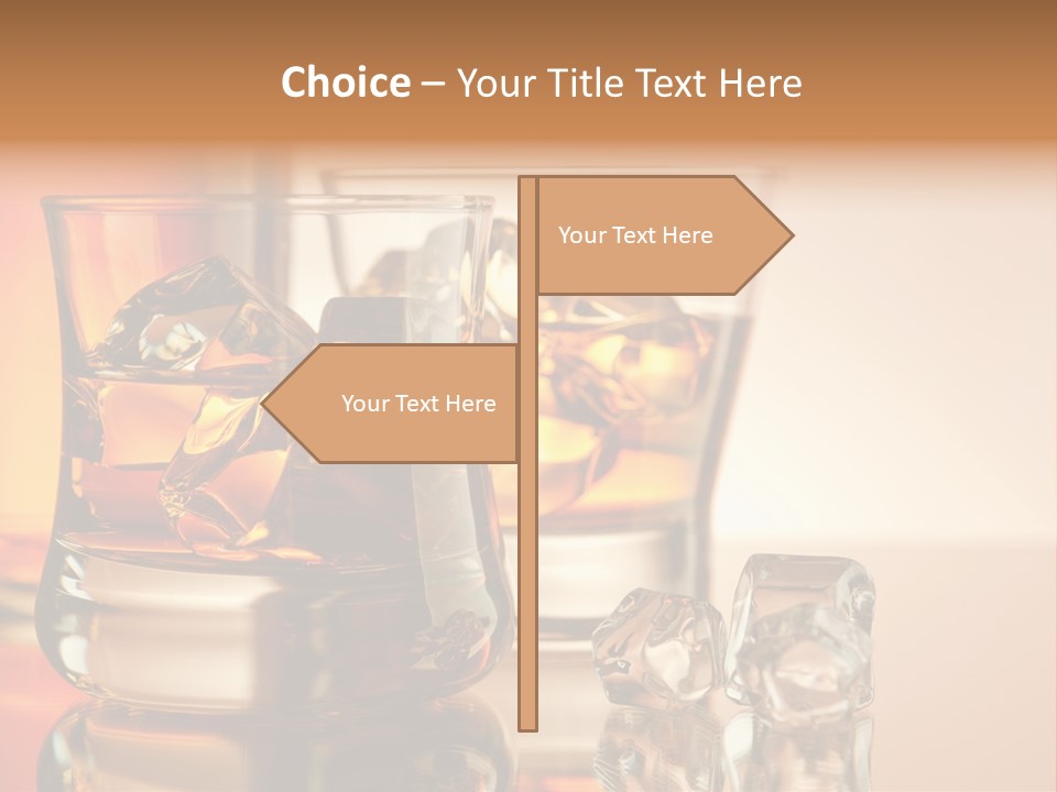 Background Tumbler Cube PowerPoint Template