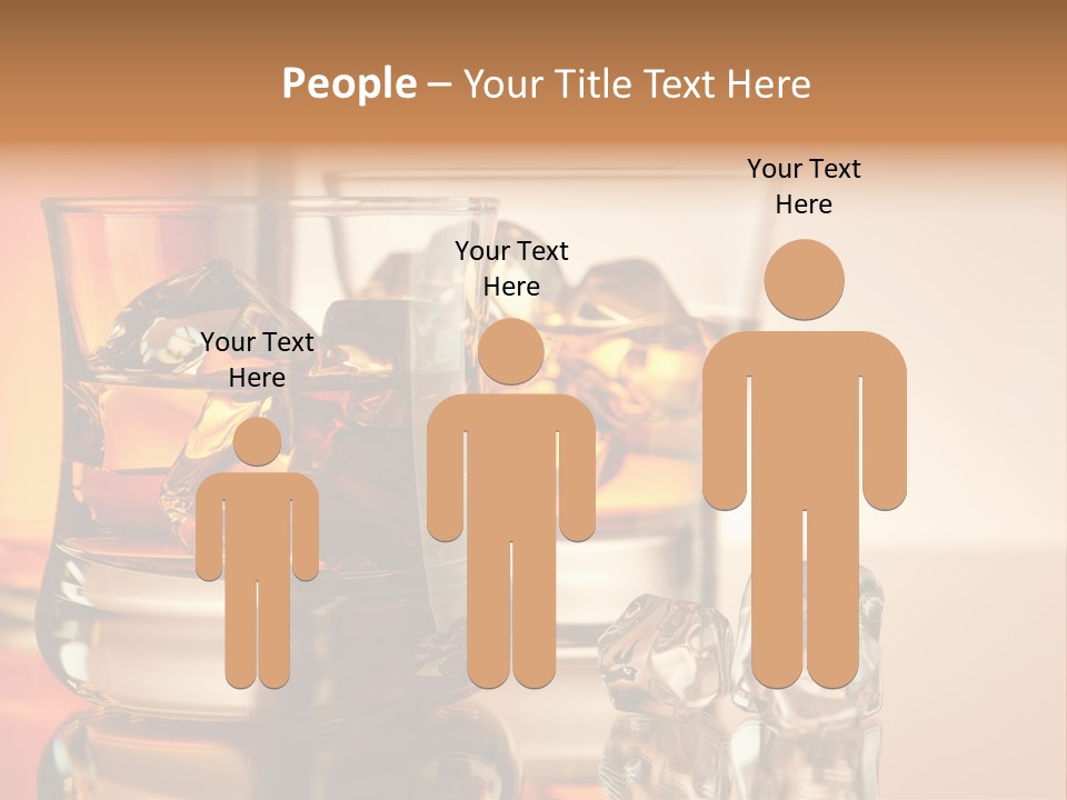 Background Tumbler Cube PowerPoint Template