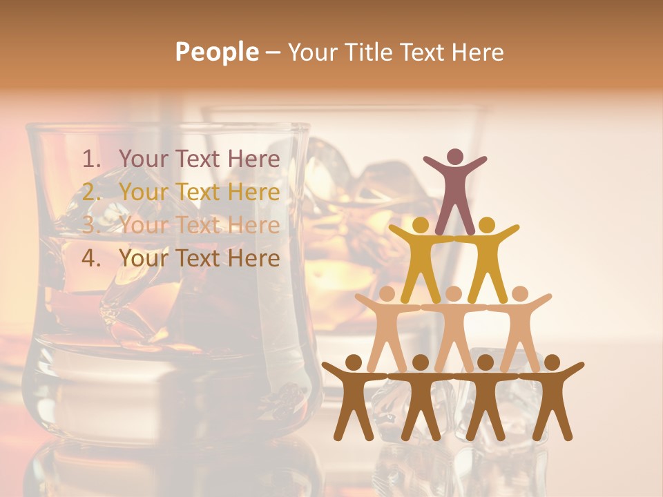 Background Tumbler Cube PowerPoint Template