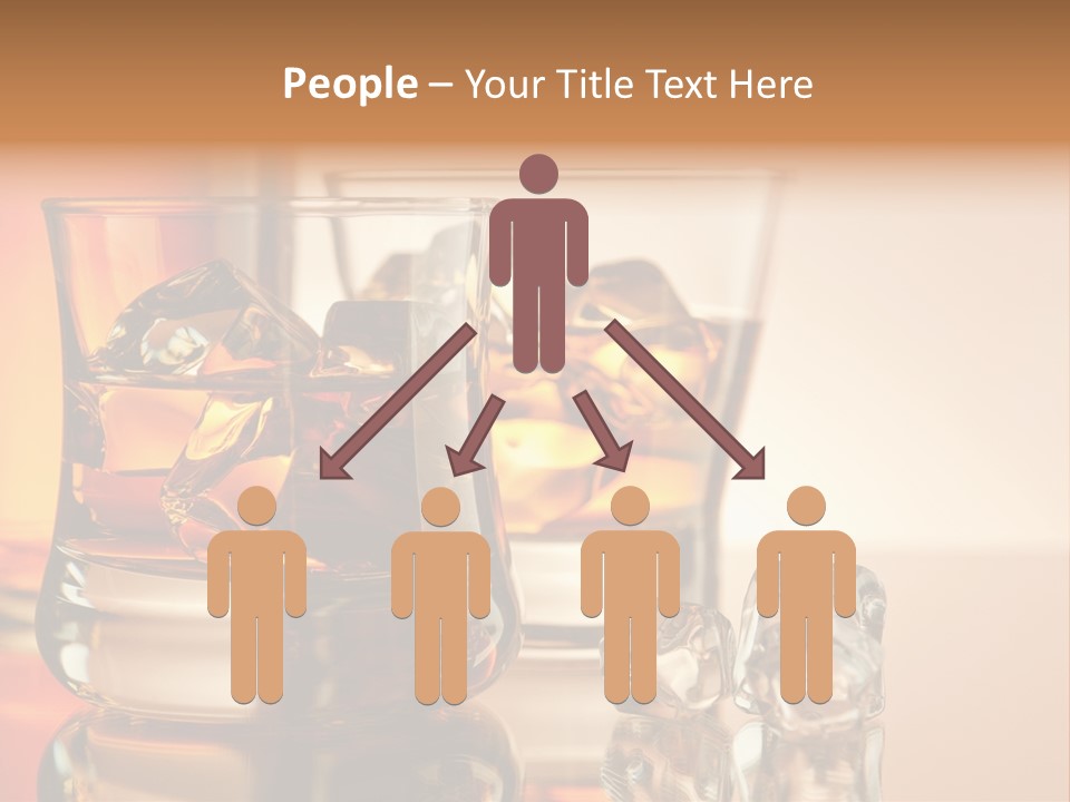 Background Tumbler Cube PowerPoint Template