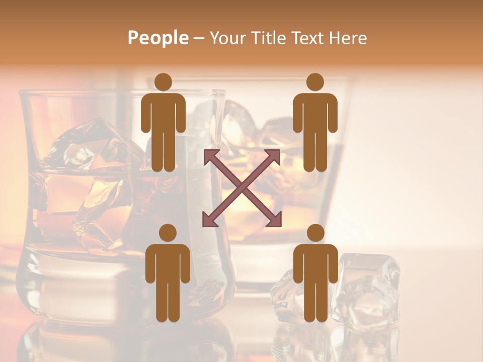 Background Tumbler Cube PowerPoint Template