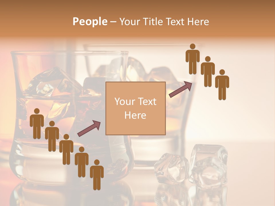 Background Tumbler Cube PowerPoint Template