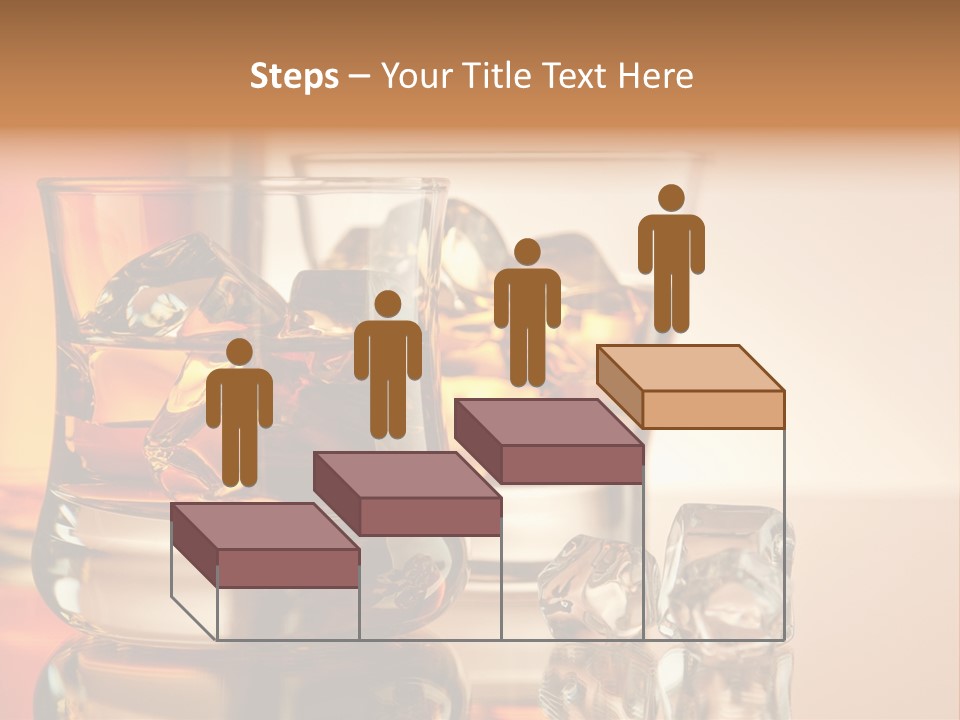 Background Tumbler Cube PowerPoint Template