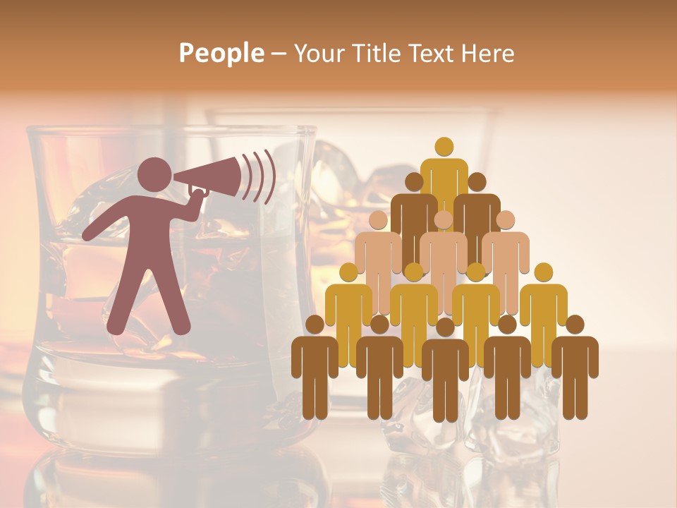 Background Tumbler Cube PowerPoint Template