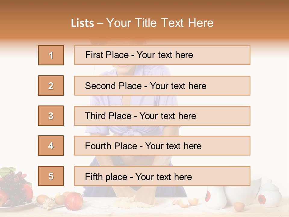 Kitchen Dough Sexual PowerPoint Template