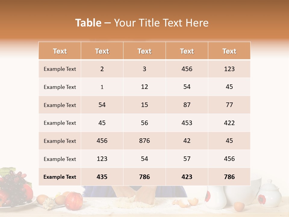 Kitchen Dough Sexual PowerPoint Template