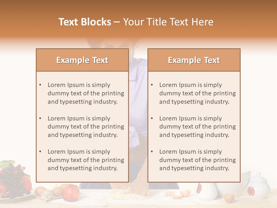 Kitchen Dough Sexual PowerPoint Template