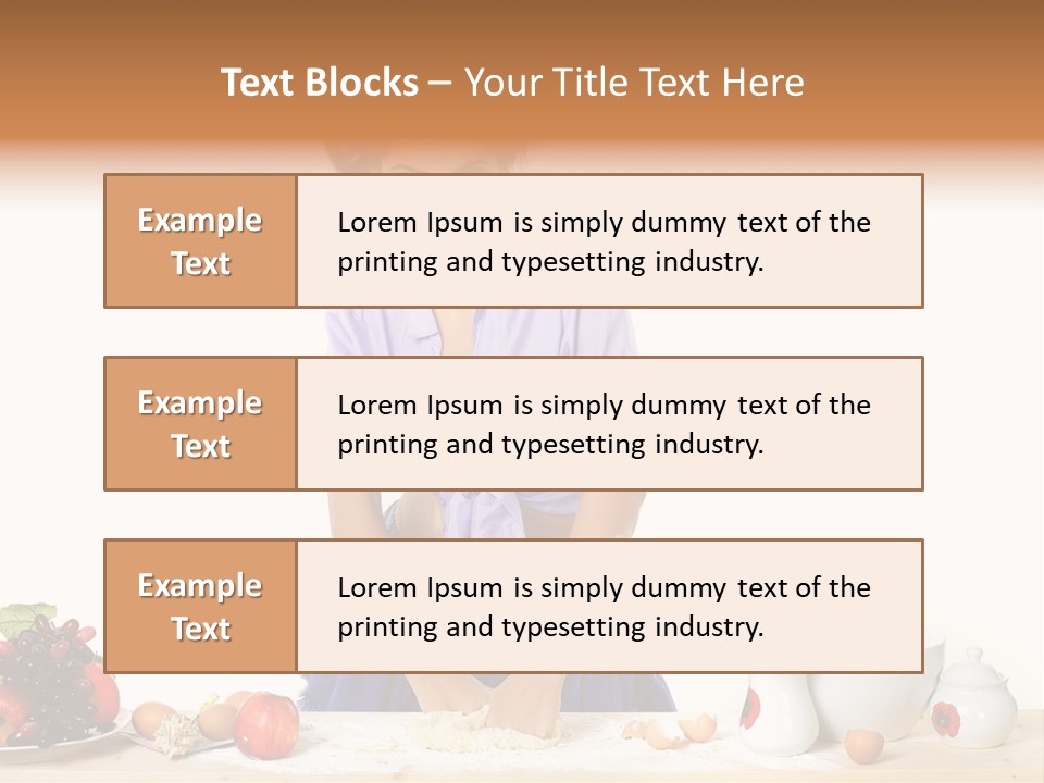 Kitchen Dough Sexual PowerPoint Template