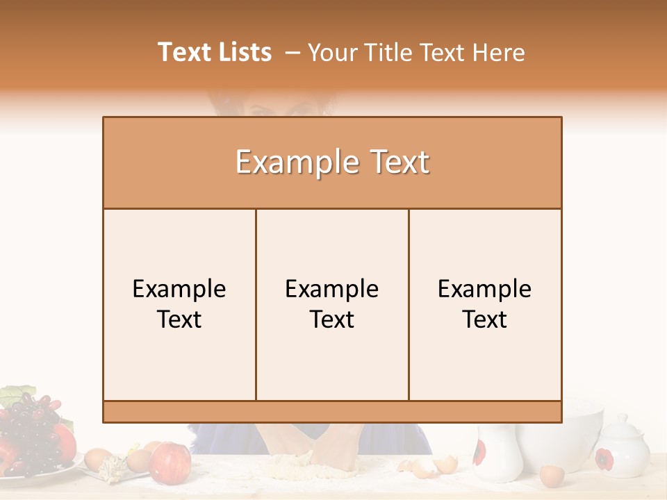 Kitchen Dough Sexual PowerPoint Template