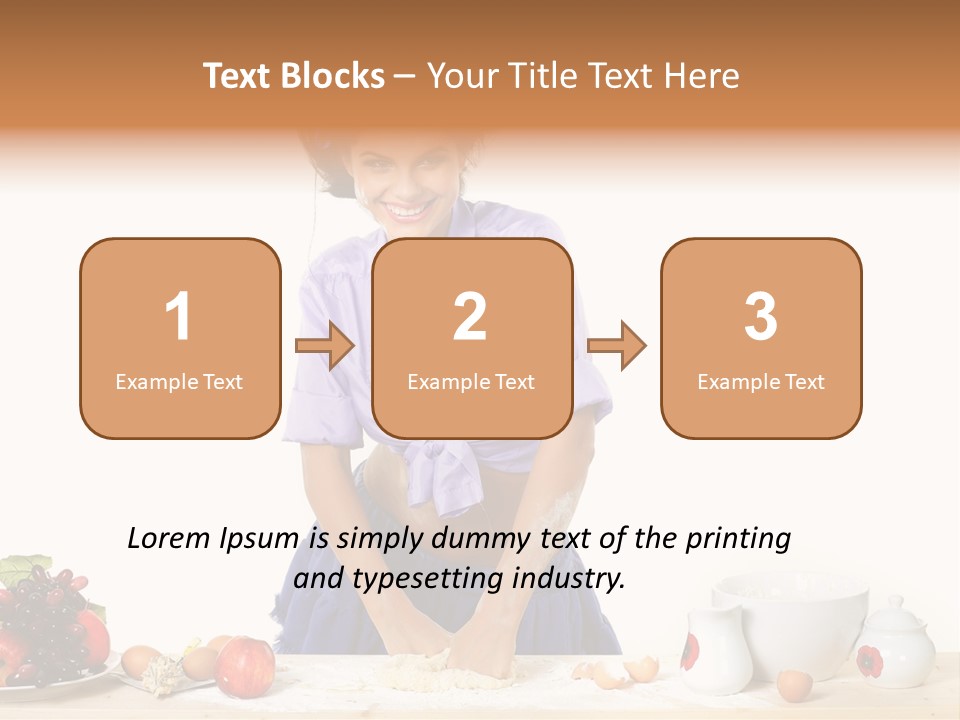 Kitchen Dough Sexual PowerPoint Template