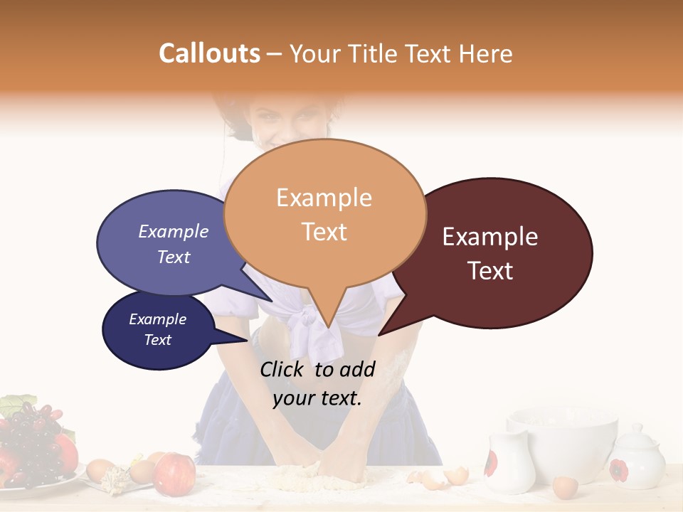 Kitchen Dough Sexual PowerPoint Template